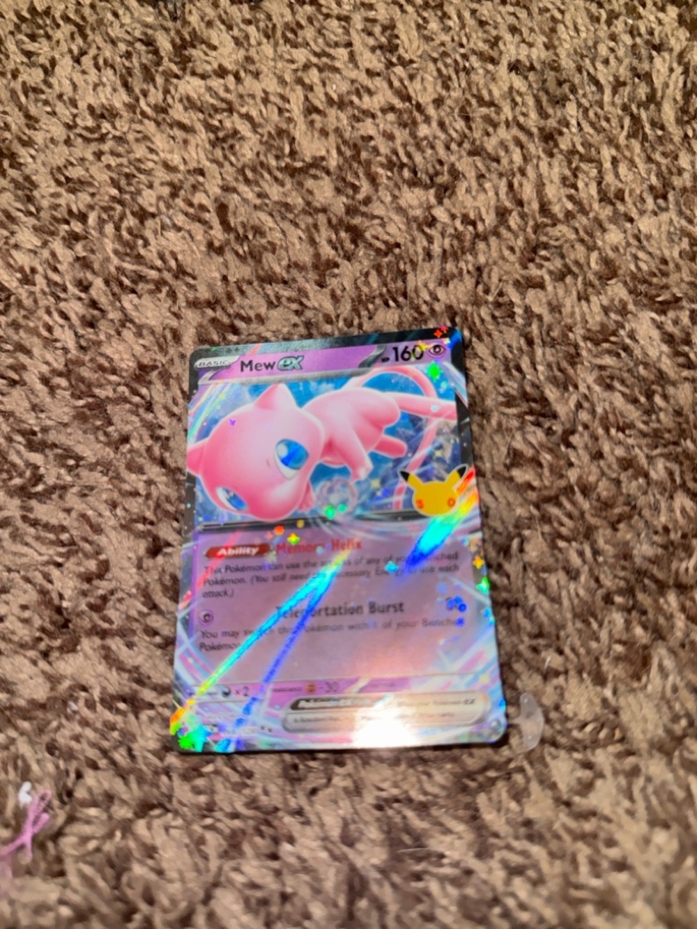 Pokemon TCG Mew ex 066/128 30th anniversary